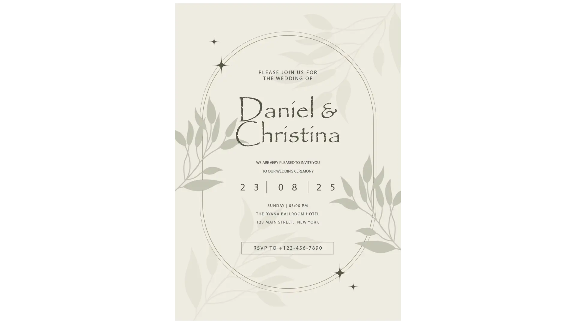 Wedding card